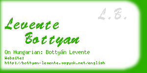 levente bottyan business card